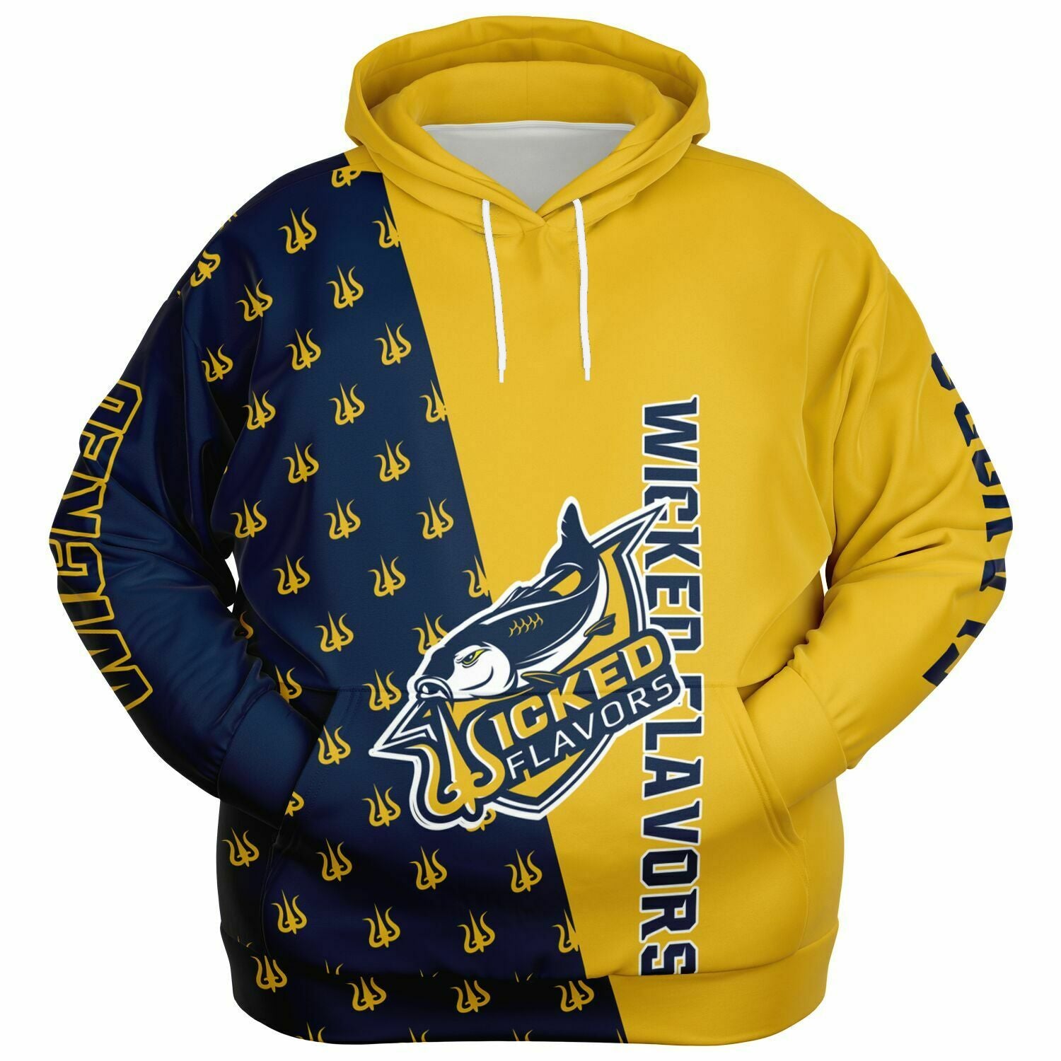 2XL BLUE AND GOLD