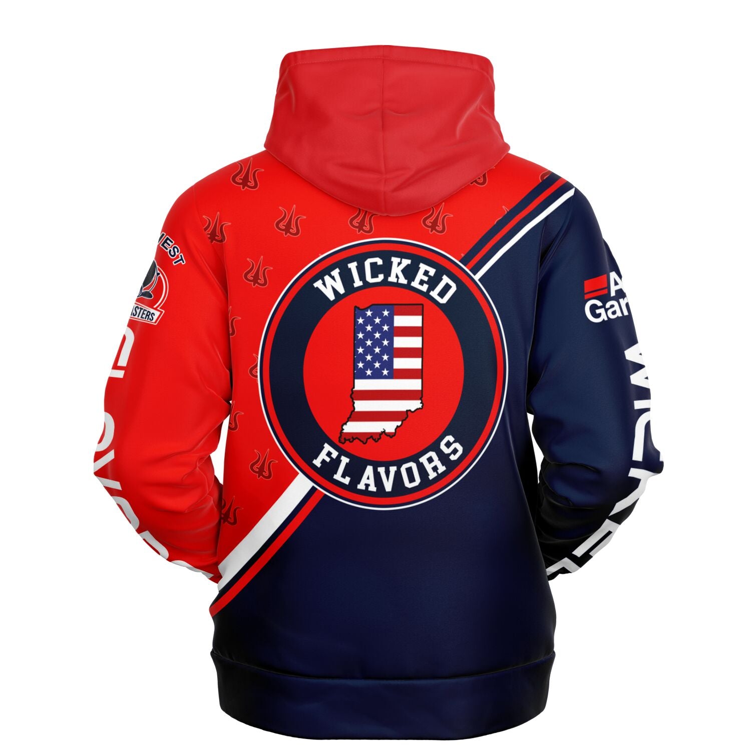 RED BLUE HOODIE