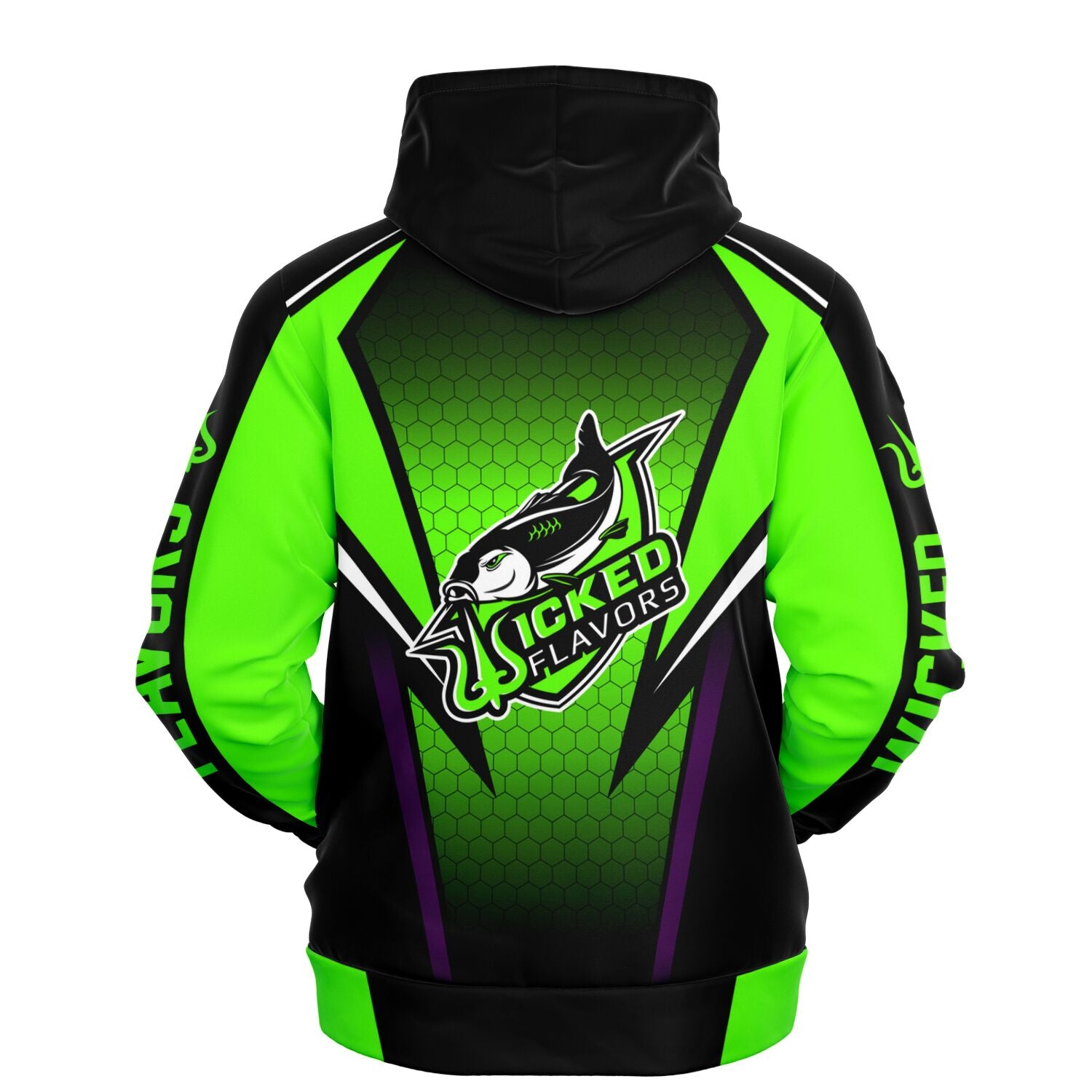 neon green hoodie