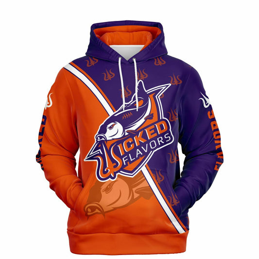 PURPLE ORANGE HOODIE