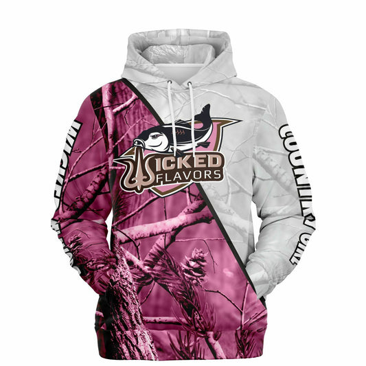 HOODIE COUNTRY GIRL DARK PINK