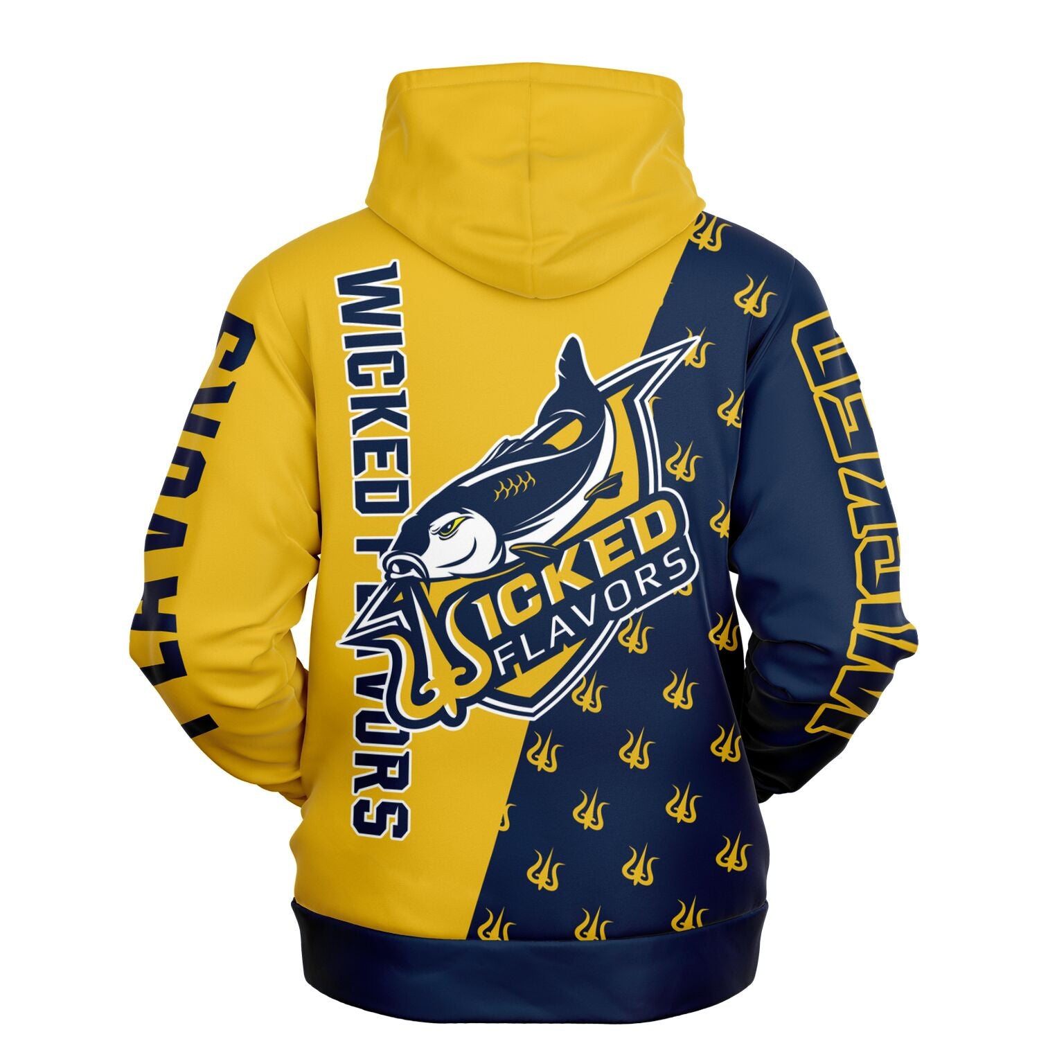 HOODIE BLUE AND GOLD