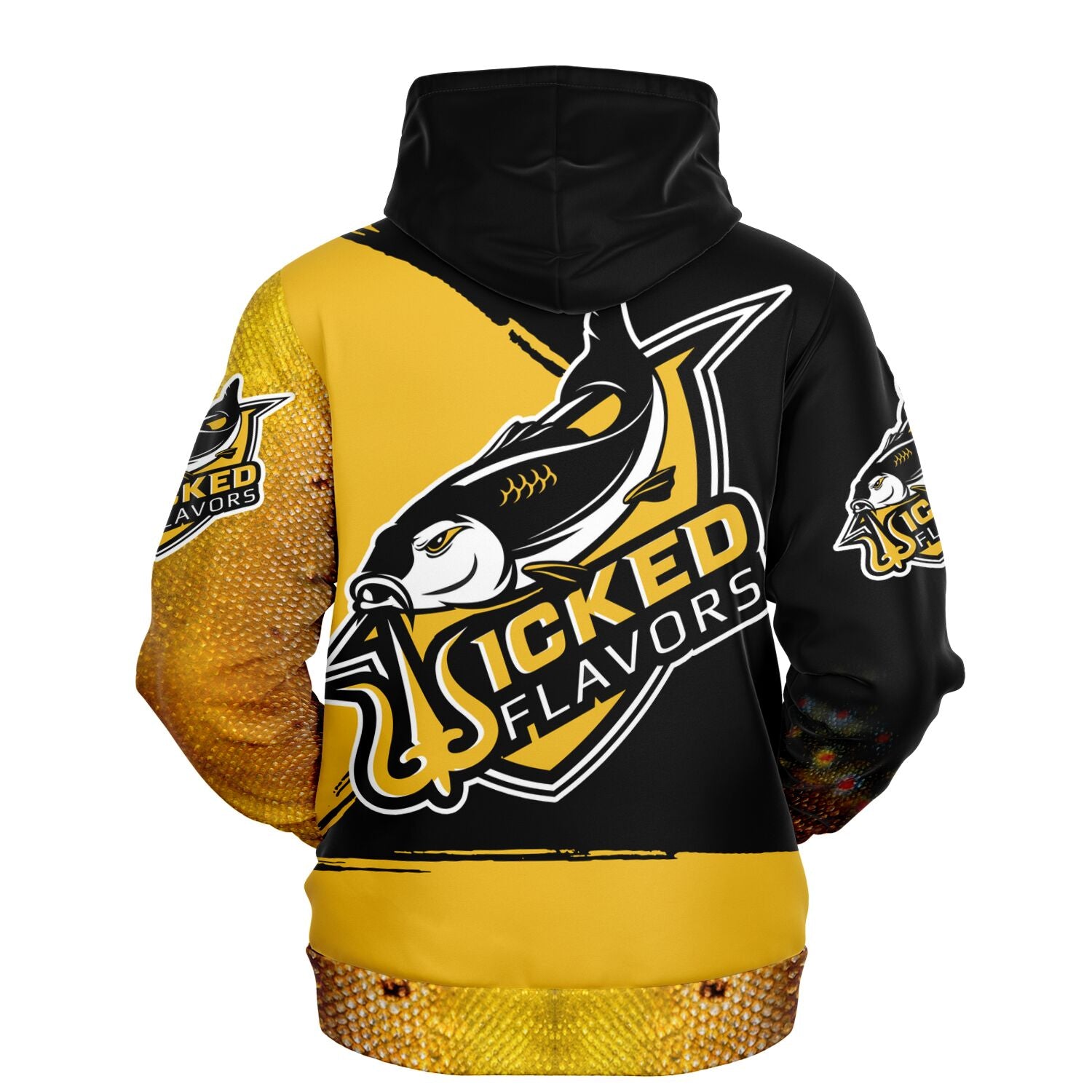 HOODIE YELLOW BLACK WICKED